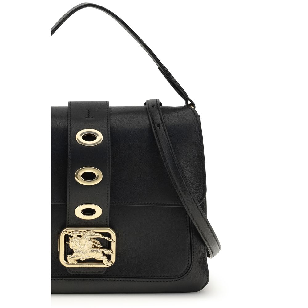 Burberry Black Small Rider Handbag Curated Luxury Accessories by Orvyn