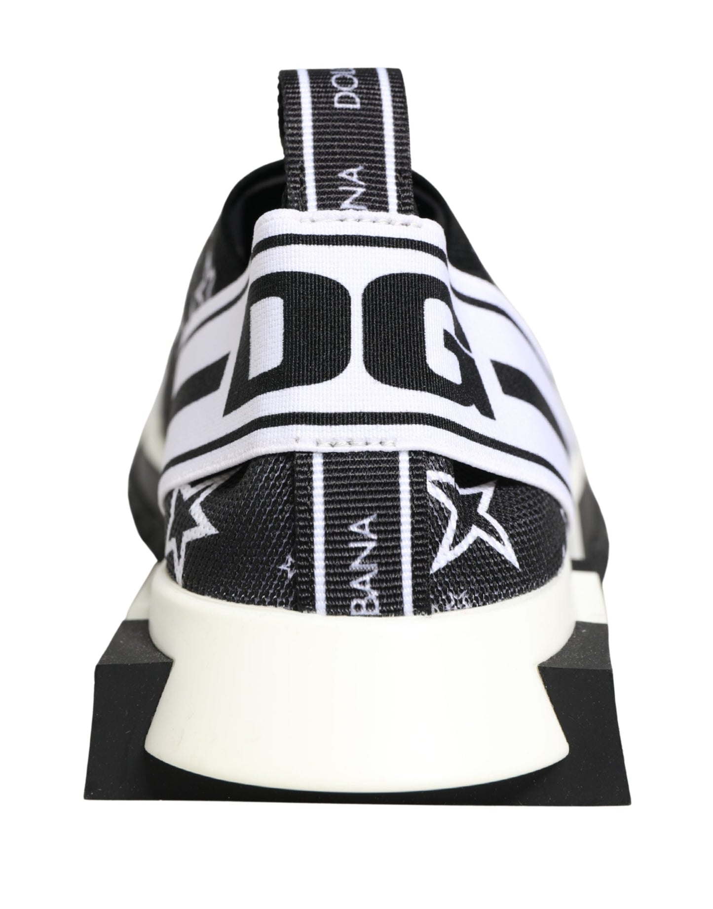 Dolce & Gabbana Black Stars Logo SORRENTO Sneakers Shoes Curated Luxury Accessories by Orvyn