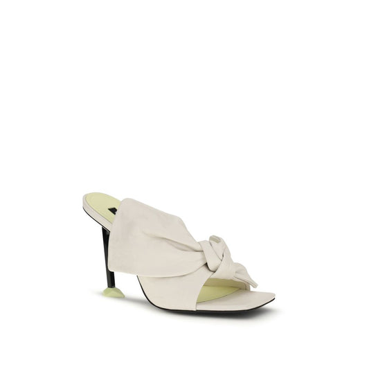 Givenchy White Boudoir Heeled Mules weiss