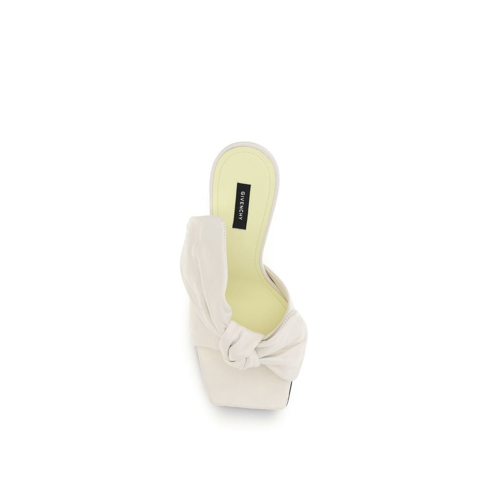 Givenchy White Boudoir Heeled Mules weiss