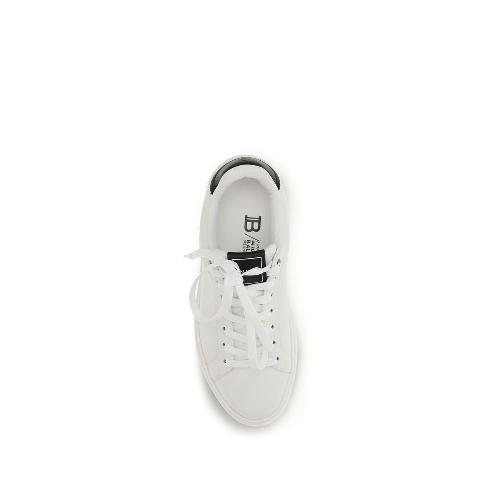Balmain Black 'Court' Sneakers schwarz
