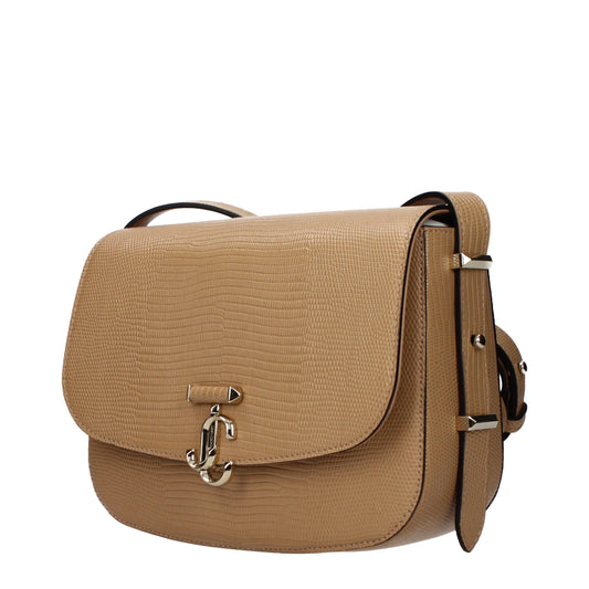 Jimmy Choo Biscuit Leather Crossbody Bag