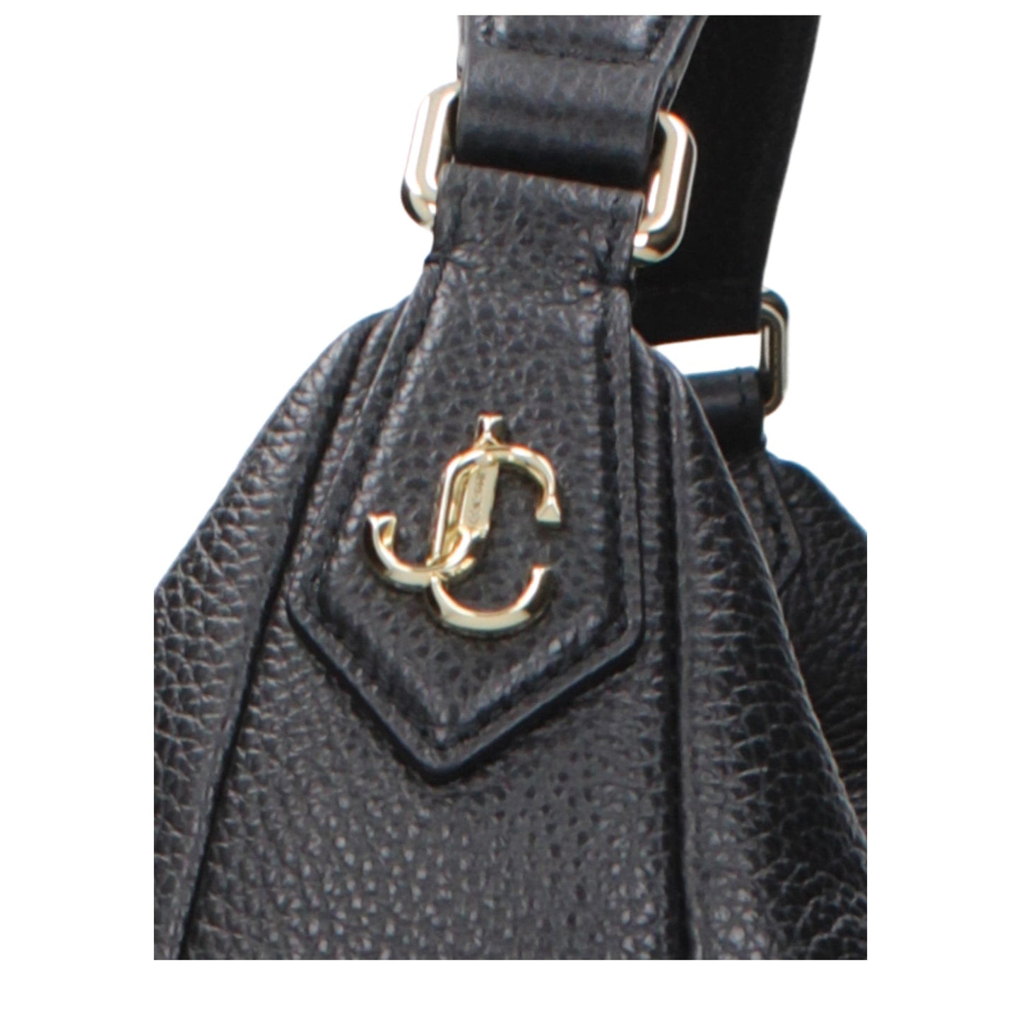 Jimmy Choo Black Leather Shoulder Bag Bags schwarz