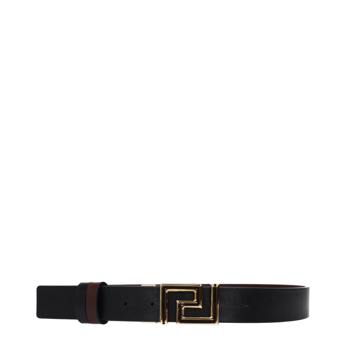 Versace Brown Leather Regular Belt Curated Luxury Accessories by Orvyn