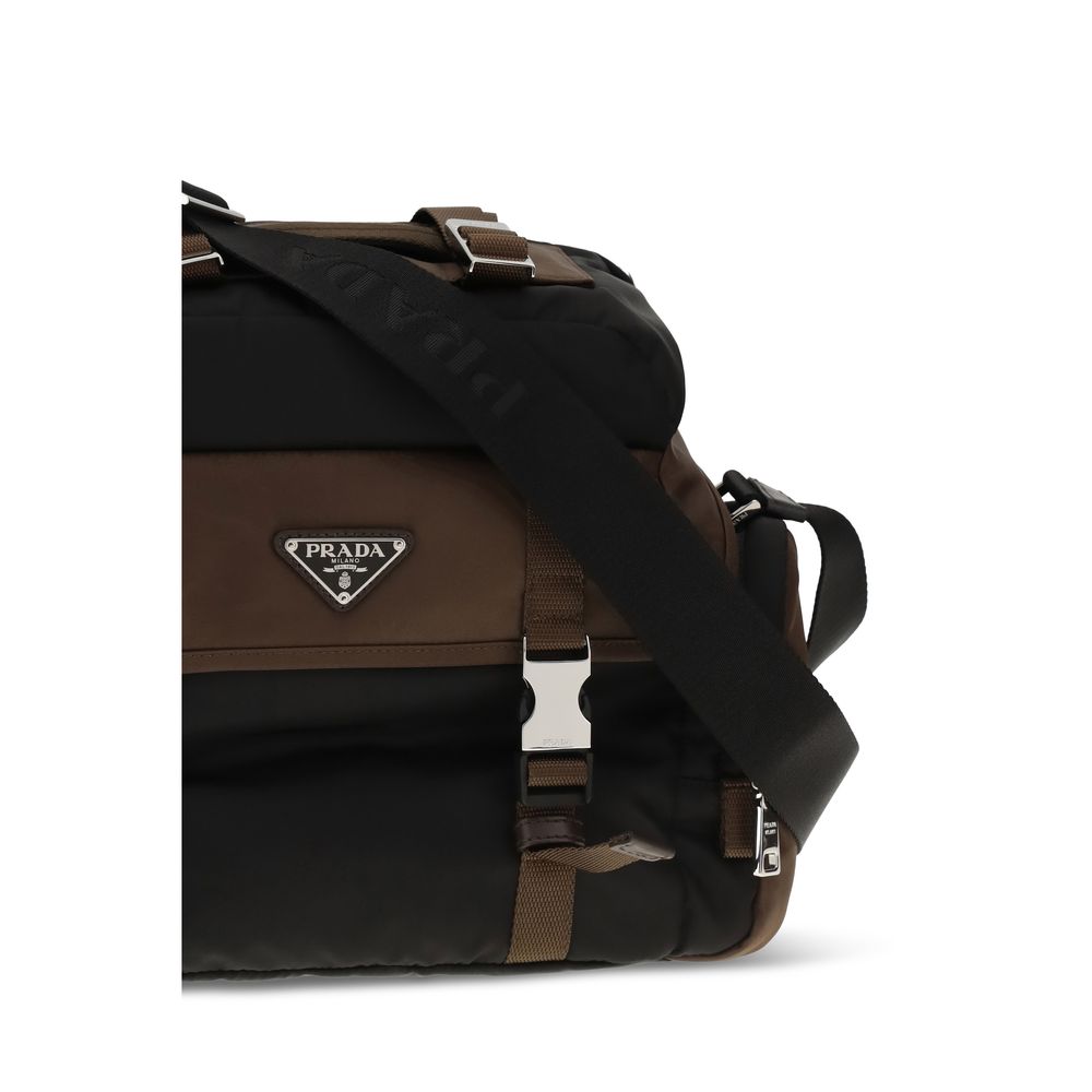 discover authentic Prada Brown Explore Recycled Shoulder Bag curated by Orvyn luxury accessories