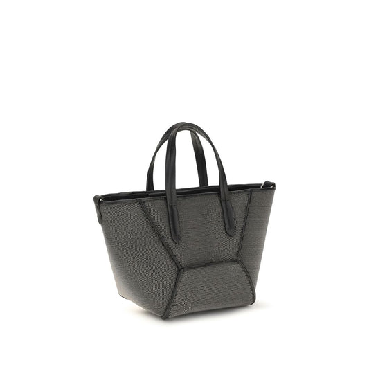 Brunello Cucinelli Black Calf Leather Bos Taurus Shoulder Bag Curated Luxury Accessories by Orvyn