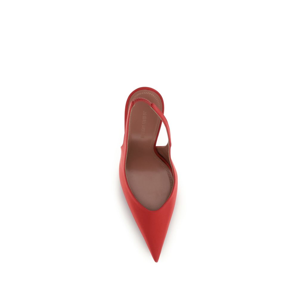 Amina Muaddi Multicolor Silk High Heel Pumps Curated Luxury Accessories by Orvyn
