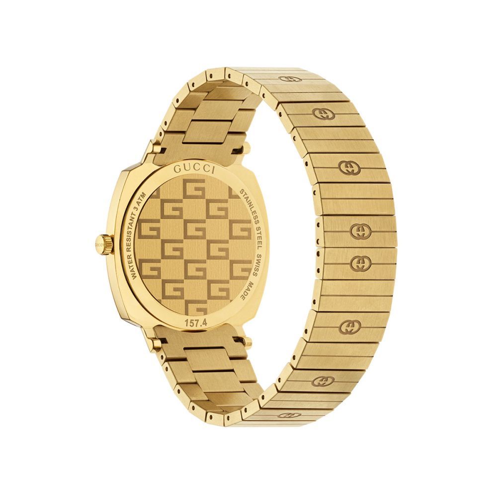 Gucci Gold Stainless Steel Dress Watch Curated Luxury Accessories by Orvyn