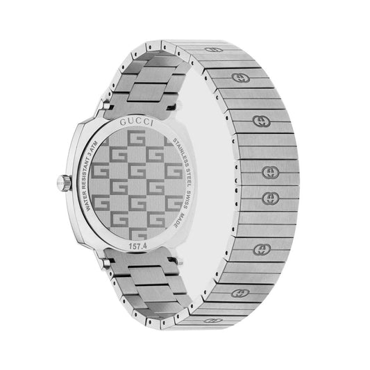 Gucci Gray Stainless Steel Dress Watch Curated Luxury Accessories by Orvyn