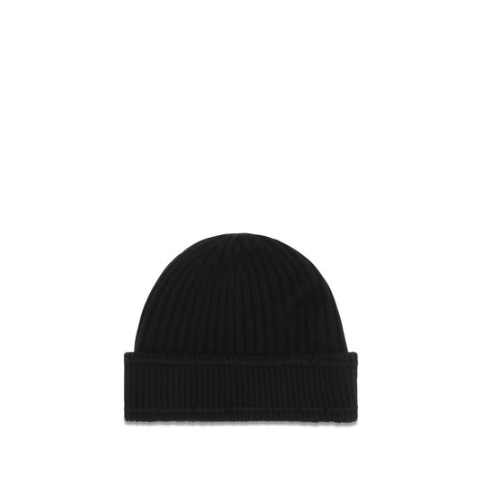 Burberry Black Wool Oves Aries Beanie Curated Luxury Accessories by Orvyn