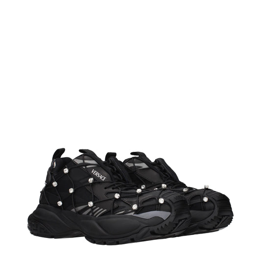 Versace Black Chunky Sneakers schwarz