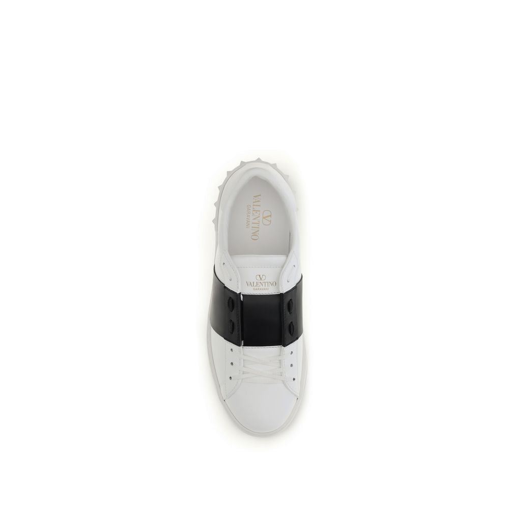 Valentino Garavani White Calf Leather Bos Taurus Low Top Sneakers Curated Luxury Accessories by Orvyn