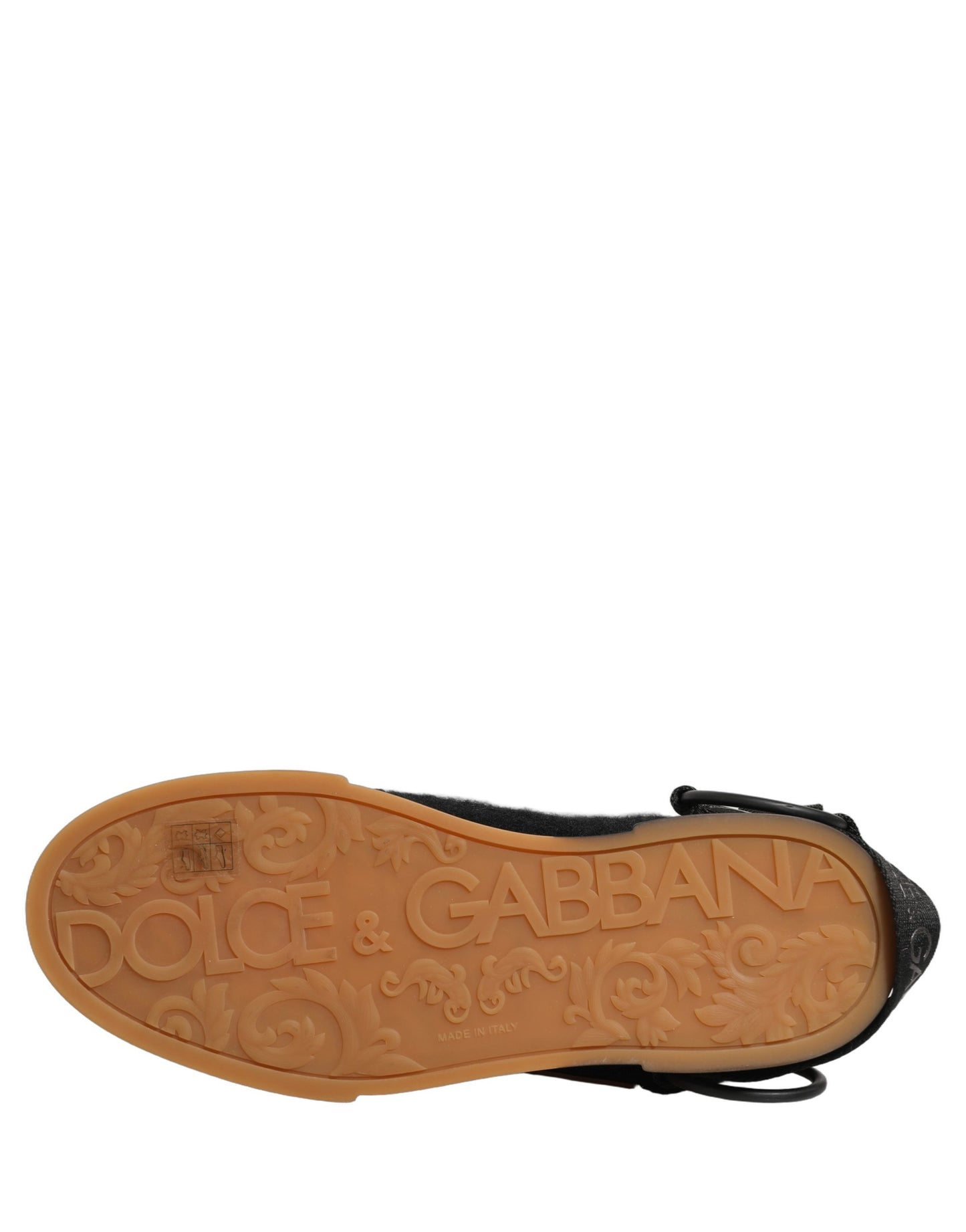 Dolce & Gabbana Black 'Dg-84' Mini Sneakers schwarz