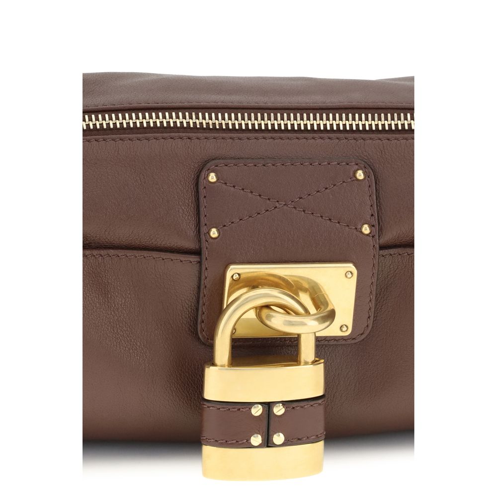 Chloé Brown Small Paddington Shoulder Bag braun