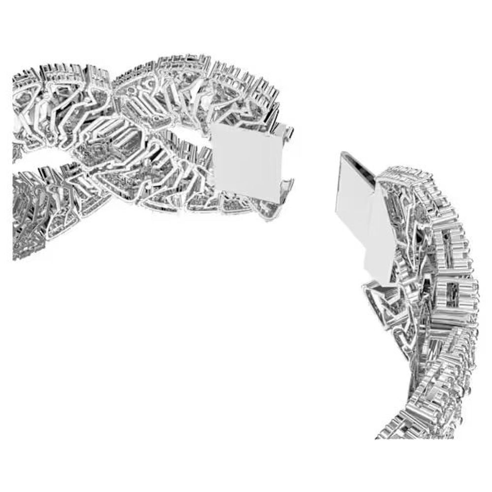 Swarovski Gray Stainless Steel Bracelet Curated Luxury Accessories by Orvyn