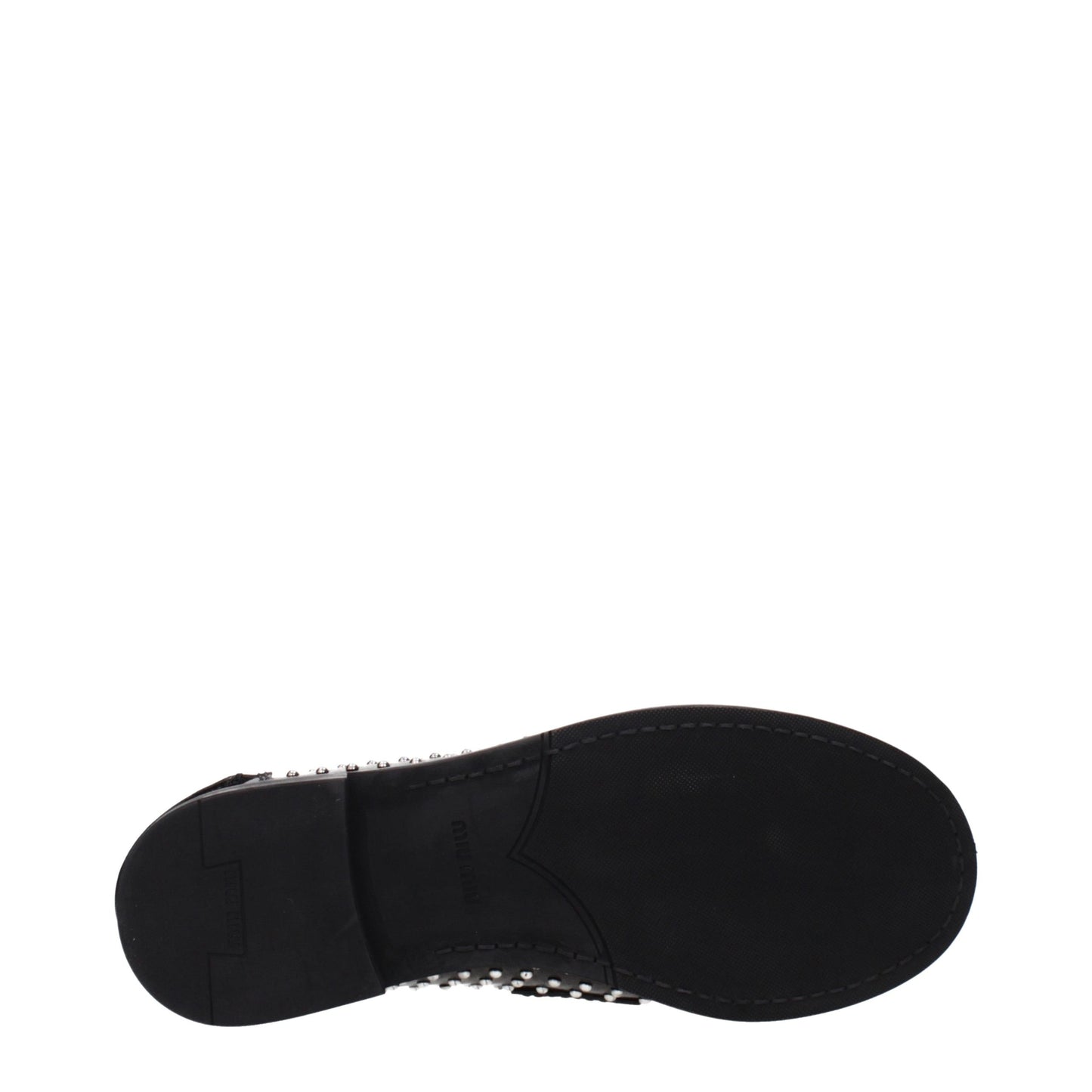Miu Miu Black Leather Slip-On Loafers Curated Luxury Accessories by Orvyn