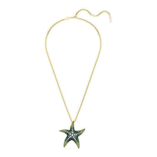 Swarovski Gold Stainless Steel Necklace Curated Luxury Accessories by Orvyn