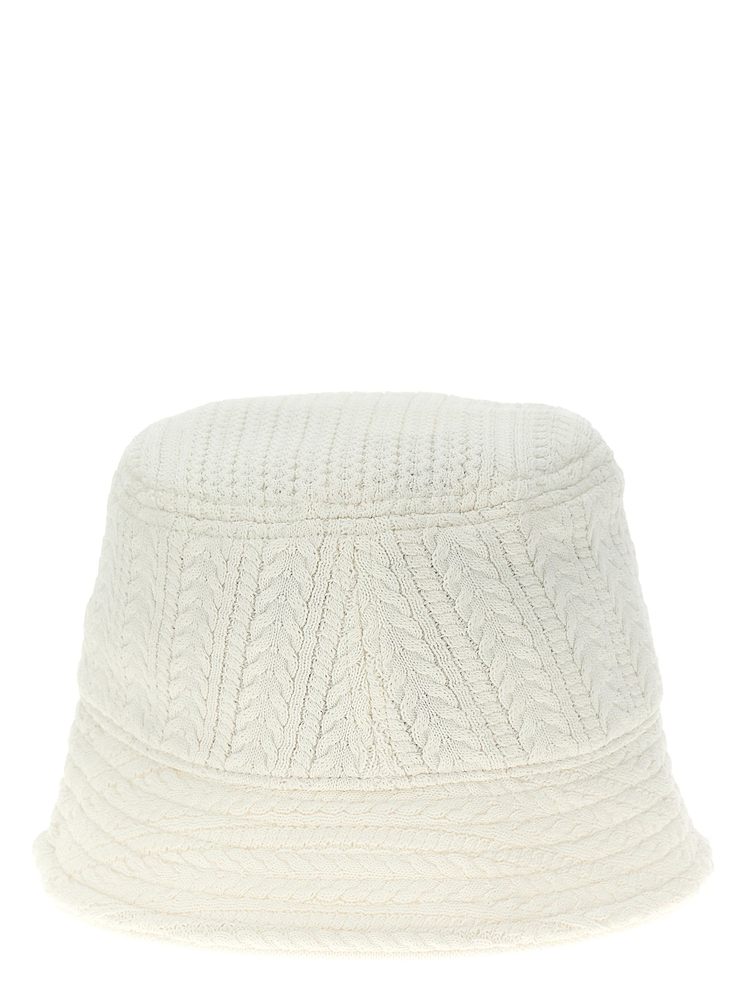 Jacquemus White Viscose Bucket Hat Curated Luxury Accessories by Orvyn