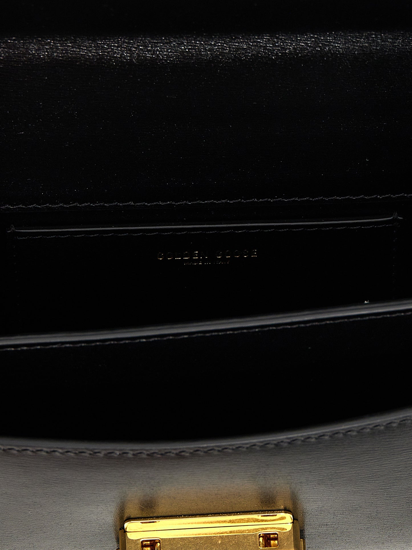 Golden Goose Black Cowhide Handbag Curated Luxury Accessories by Orvyn