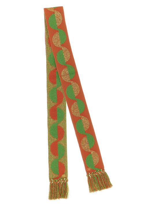 Valentino Garavani Orange Cotton Foulard Curated Luxury Accessories by Orvyn
