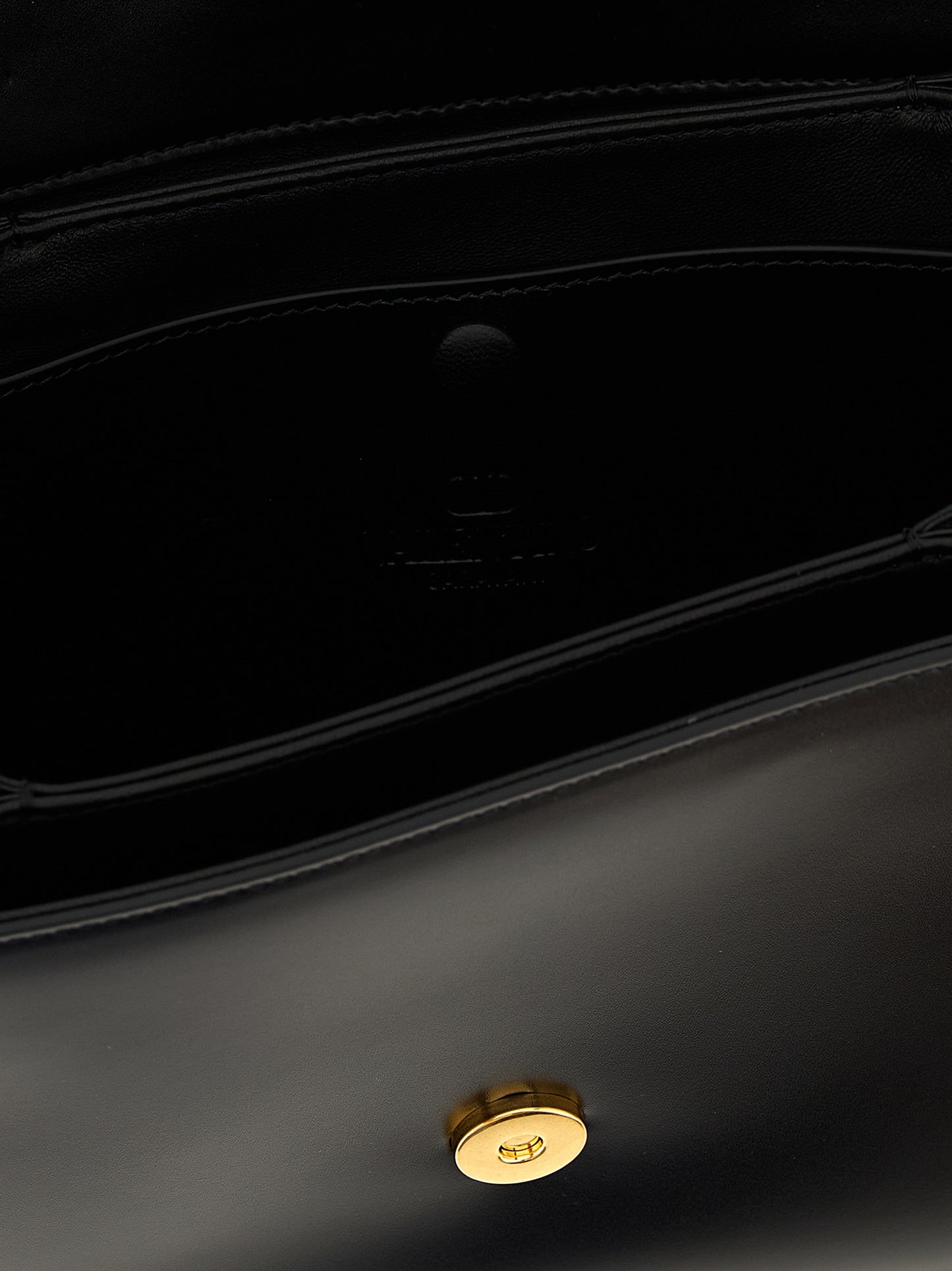 Valentino Garavani Black Calfskin Shoulder Bag Curated Luxury Accessories by Orvyn