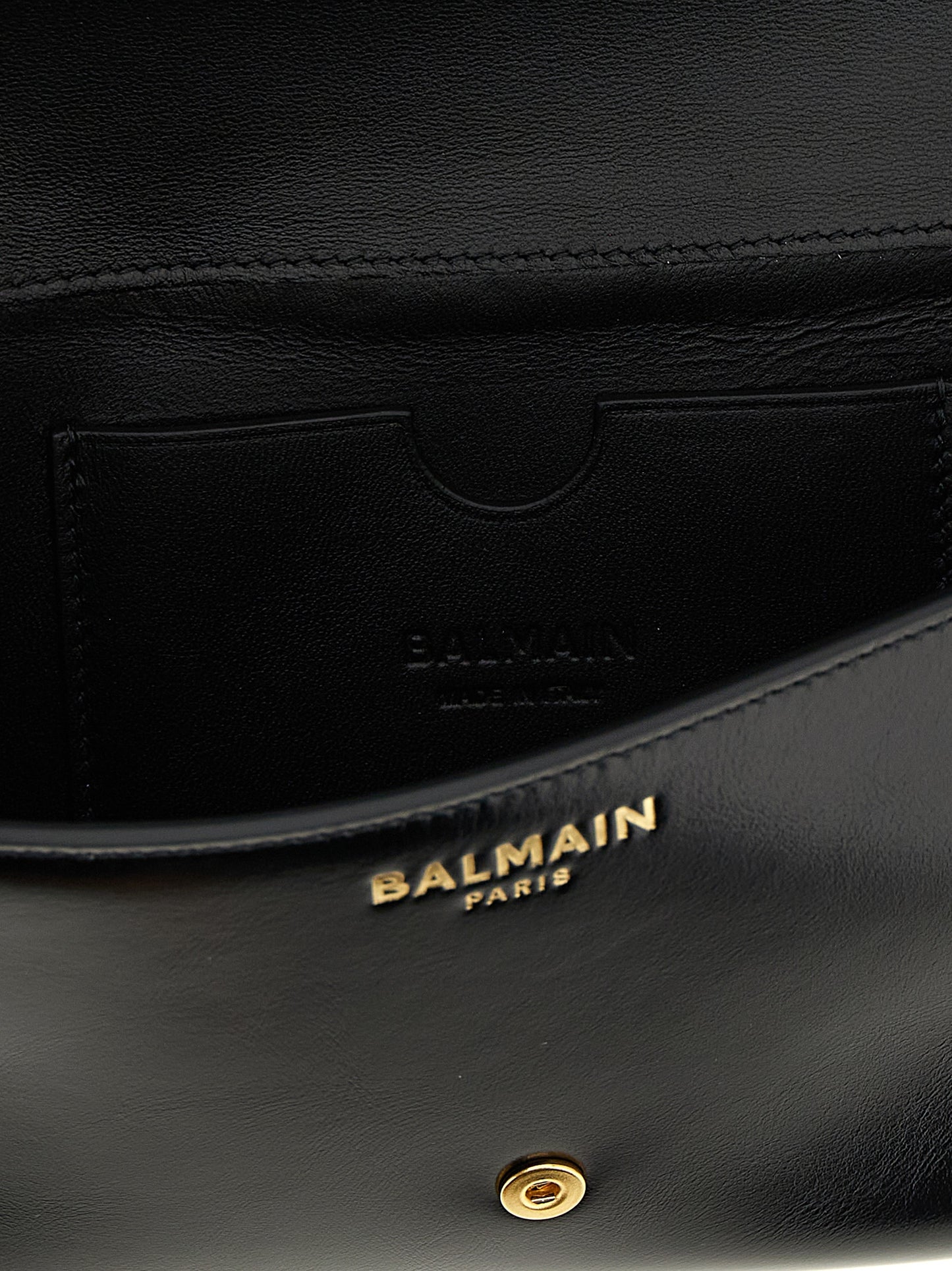 Balmain Black Calfskin Cardholder Curated Luxury Accessories by Orvyn