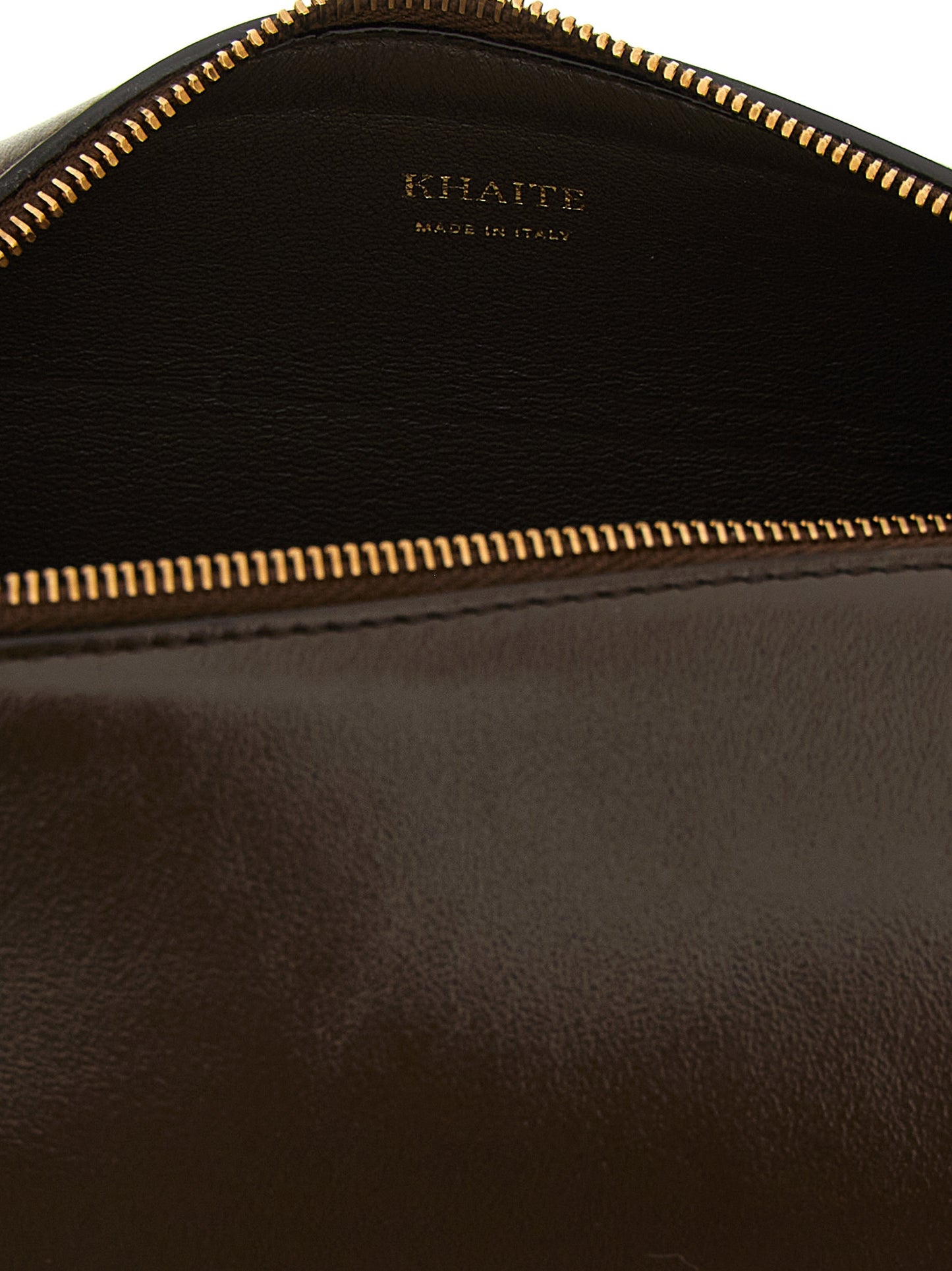 Khaite Brown Calfskin Crossbody Bag Curated Luxury Accessories by Orvyn