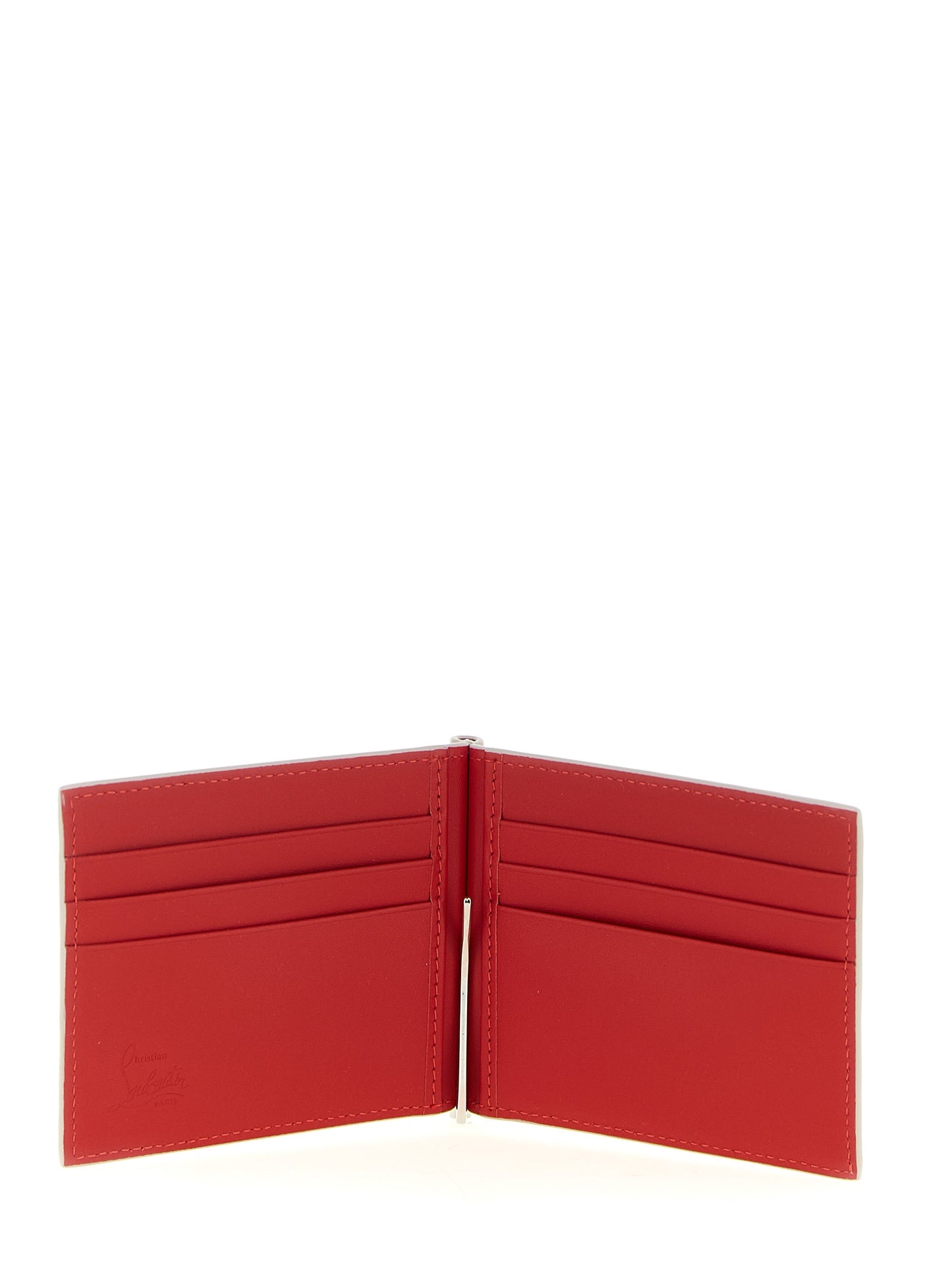 Christian Louboutin Beige Calfskin Wallet Curated Luxury Accessories by Orvyn