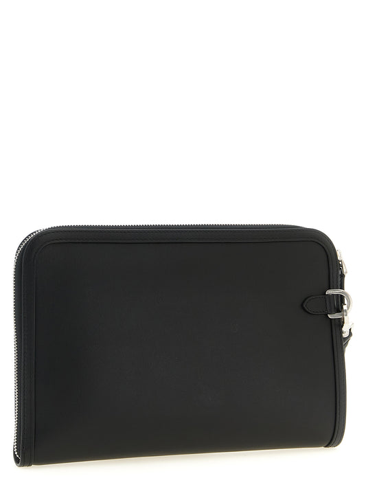 Dolce & Gabbana Bicolor Calfskin Clutch Bag Curated Luxury Accessories by Orvyn
