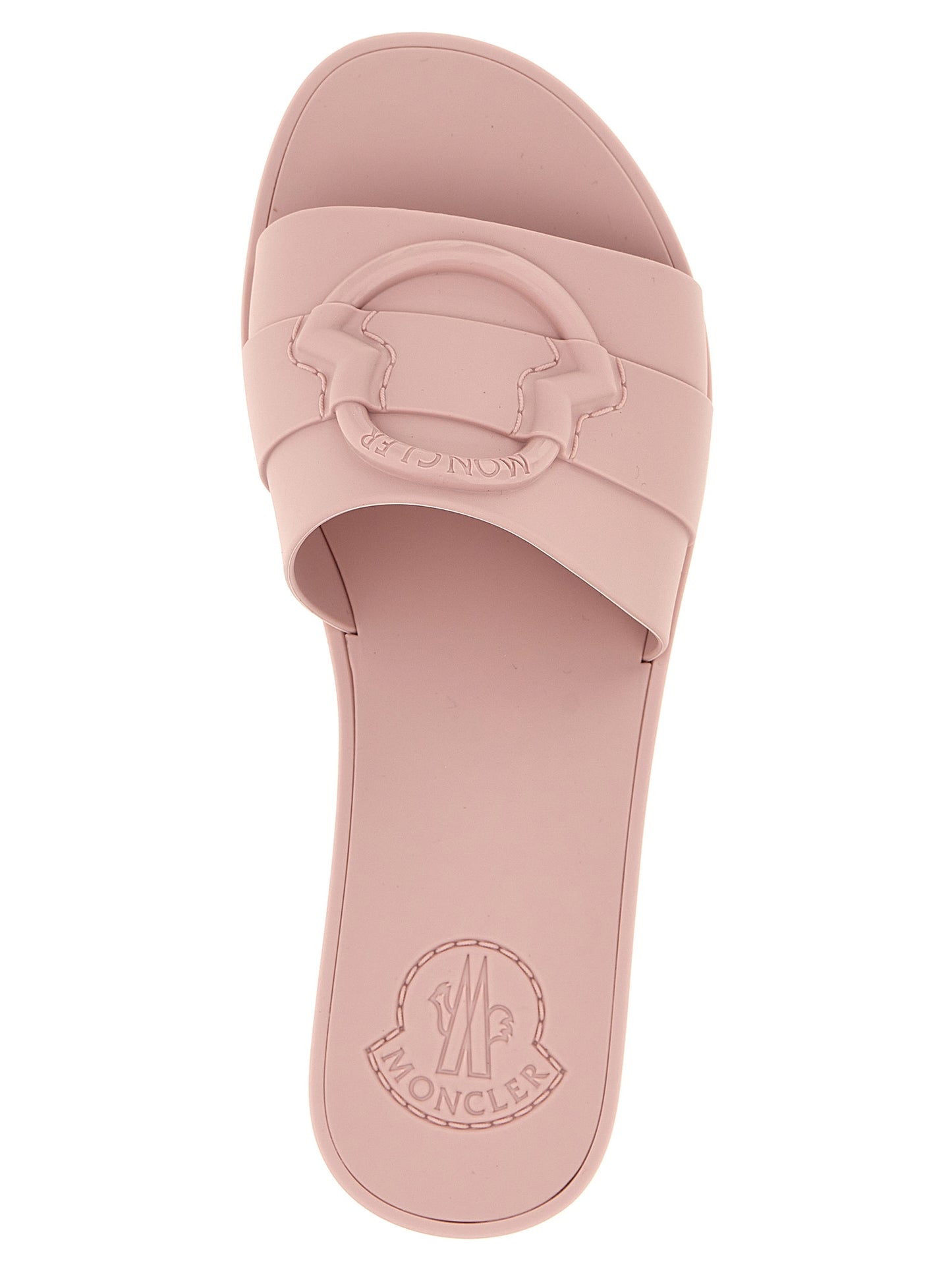 Moncler Multicolor Elastane Slides Curated Luxury Accessories by Orvyn