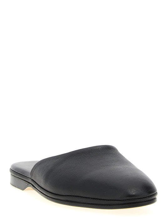 Brioni Black Mules schwarz