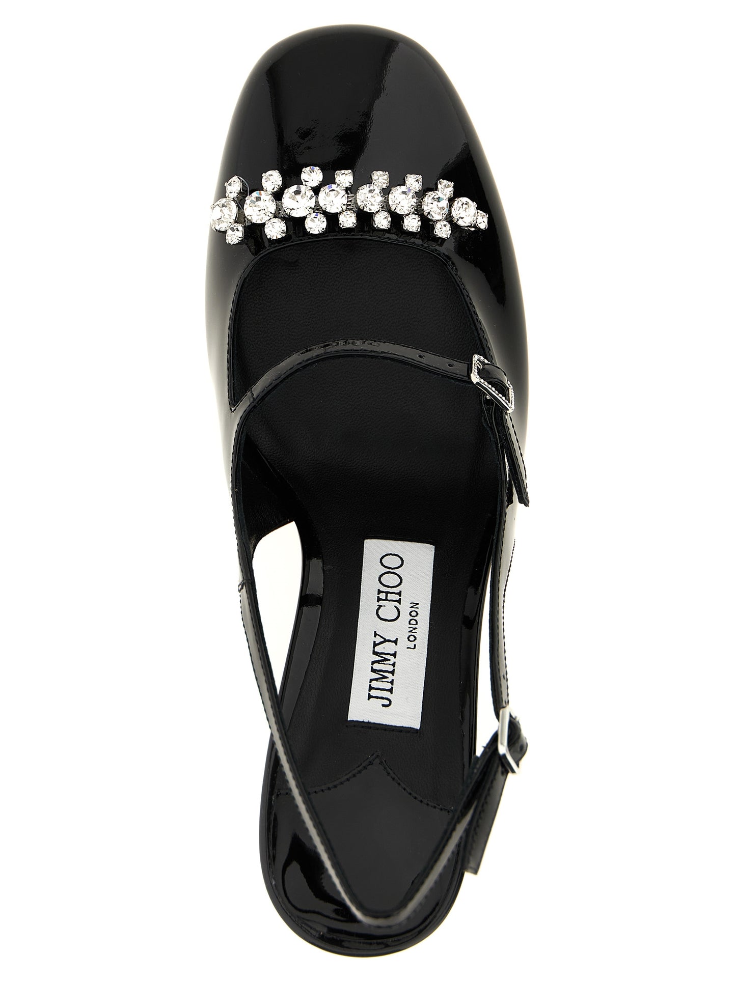 Jimmy Choo Black Leather Mid Heel Pumps Curated Luxury Accessories by Orvyn
