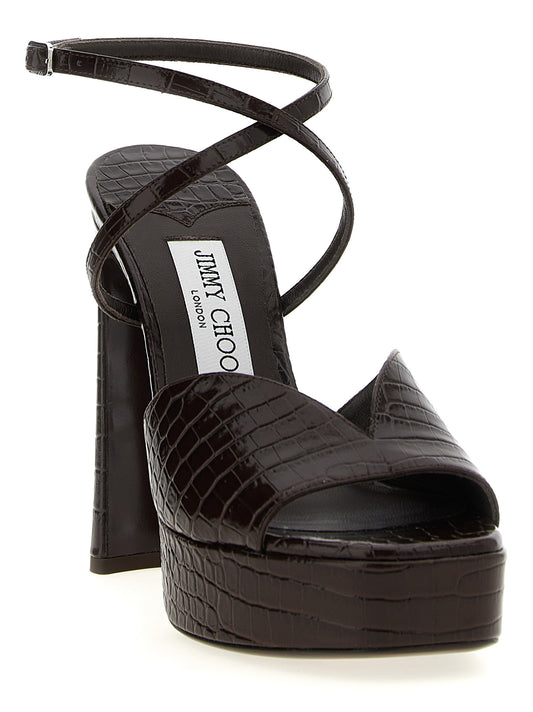 Jimmy Choo Brown 'Karli' Sandals braun