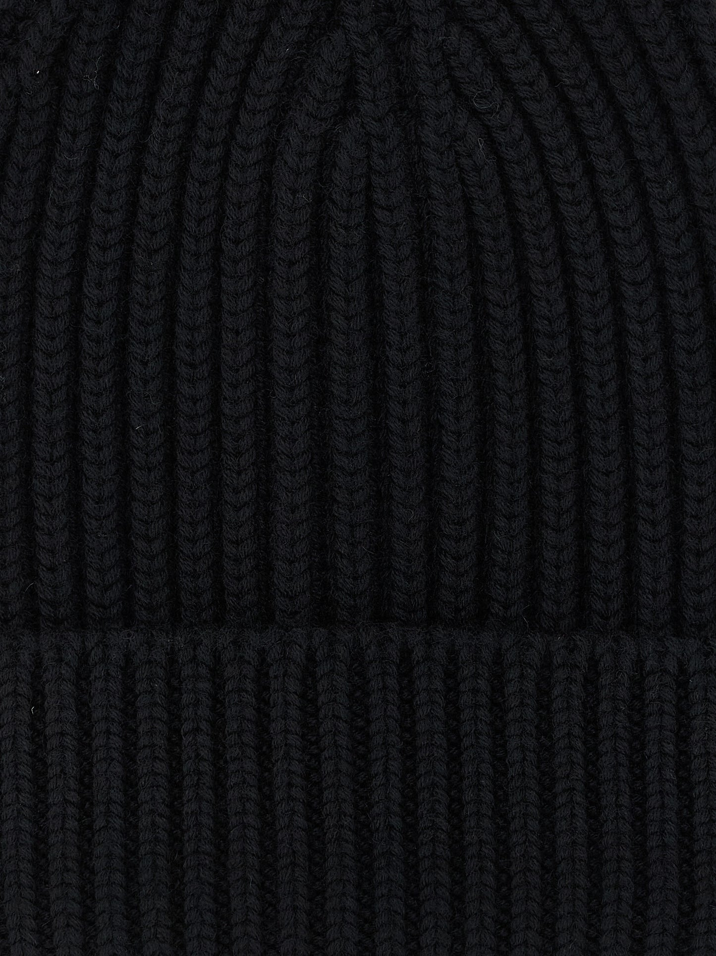 Dolce & Gabbana Black Wool Beanie schwarz