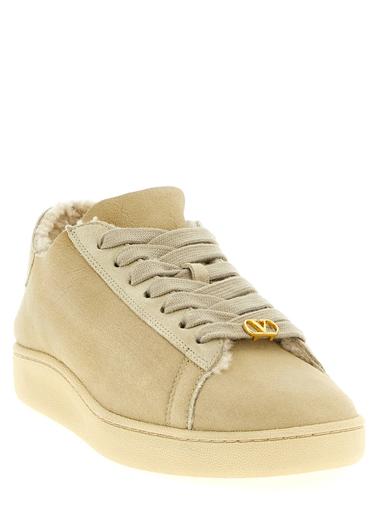 Valentino Garavani Beige 'Royco' Sneakers