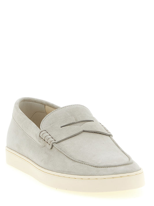 Brunello Cucinelli Gray 'Slip-On' Sneakers grau