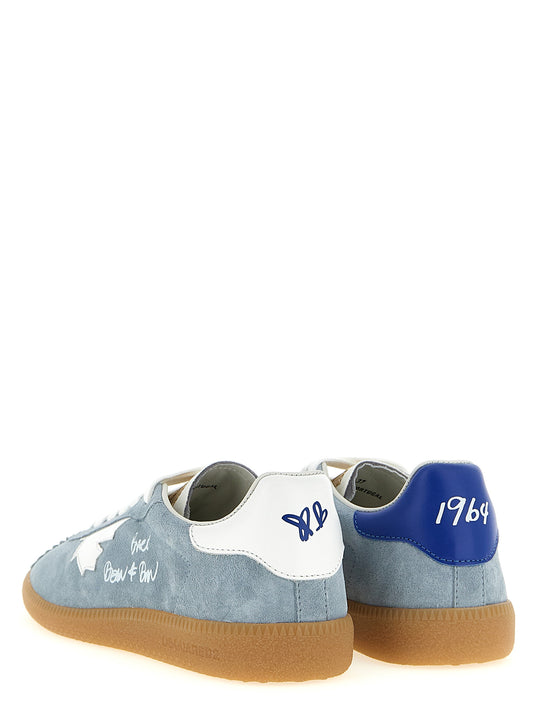 Dsquared² Blue Calfskin Low Top Sneakers Curated Luxury Accessories by Orvyn