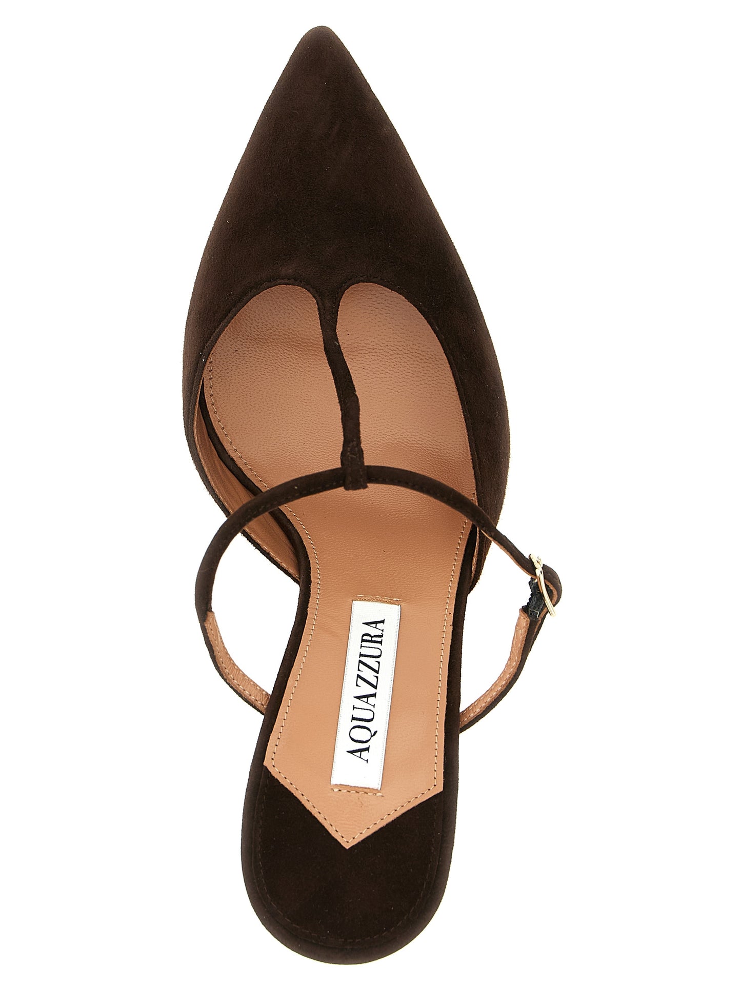 Aquazzura Brown Goatskin High Heel Pumps Curated Luxury Accessories by Orvyn