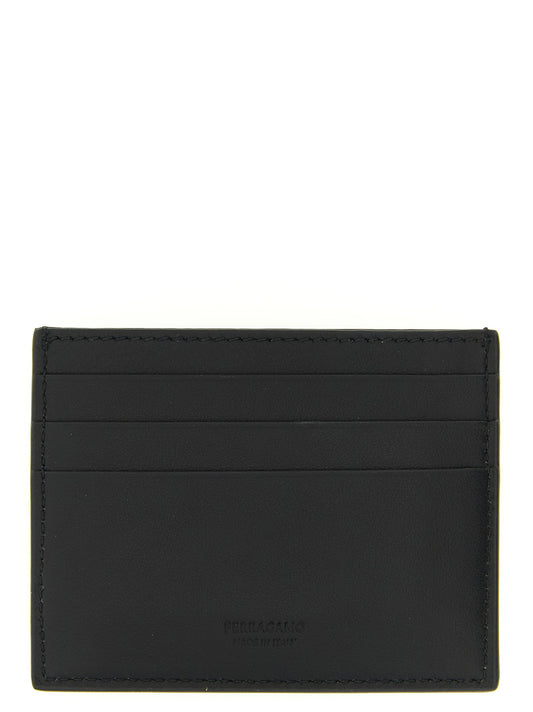 Ferragamo Black Calfskin Cardholder Curated Luxury Accessories by Orvyn