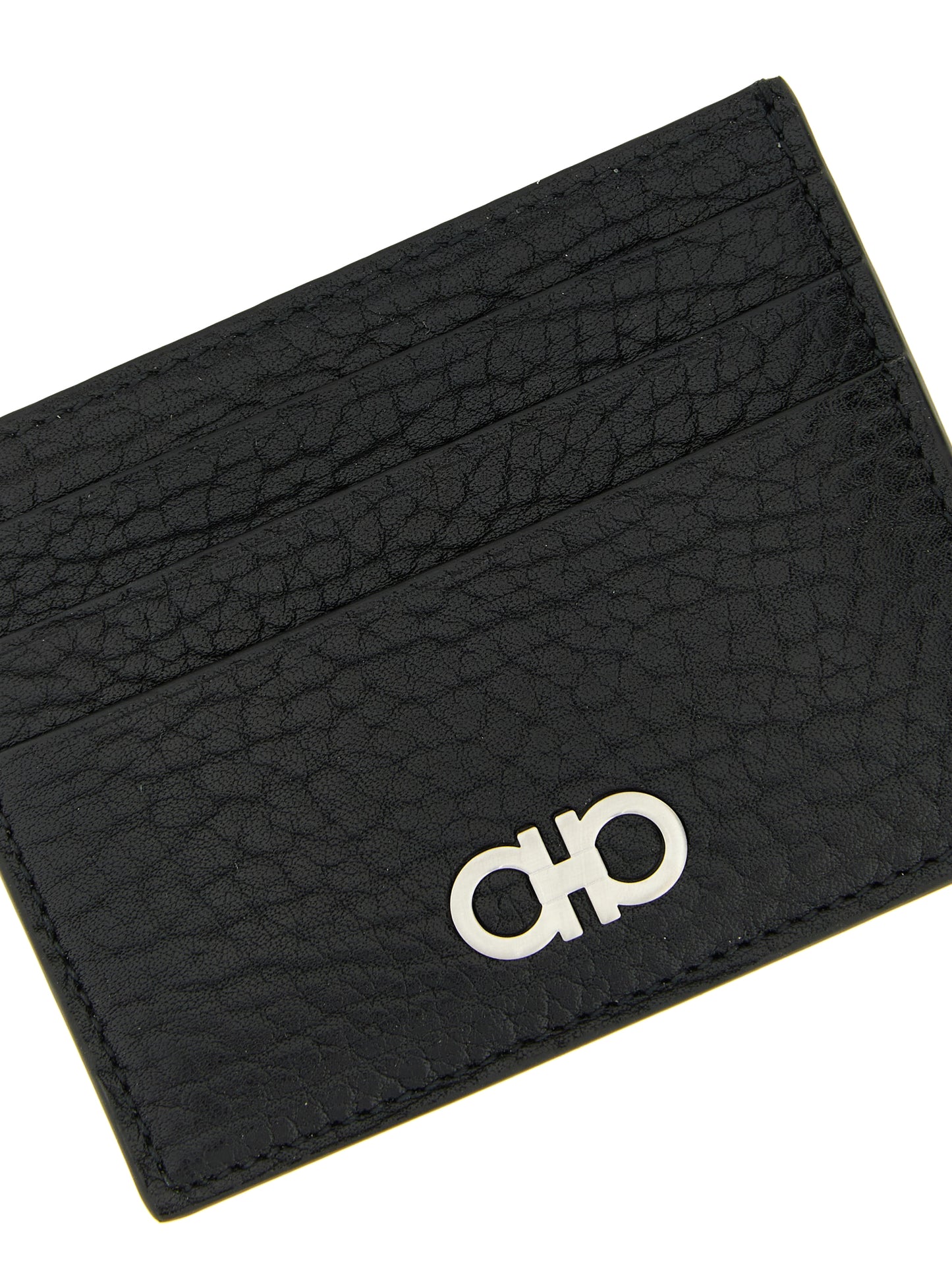 Ferragamo Black Calfskin Cardholder Curated Luxury Accessories by Orvyn
