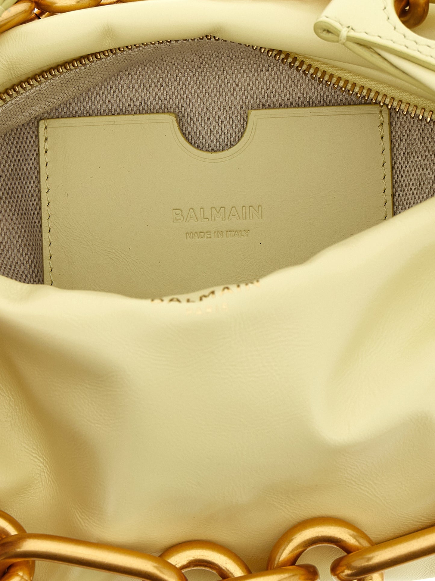 Balmain Bicolor Calfskin Handbag Curated Luxury Accessories by Orvyn