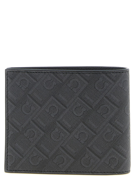 Ferragamo Black Polyethylene Wallet Curated Luxury Accessories by Orvyn