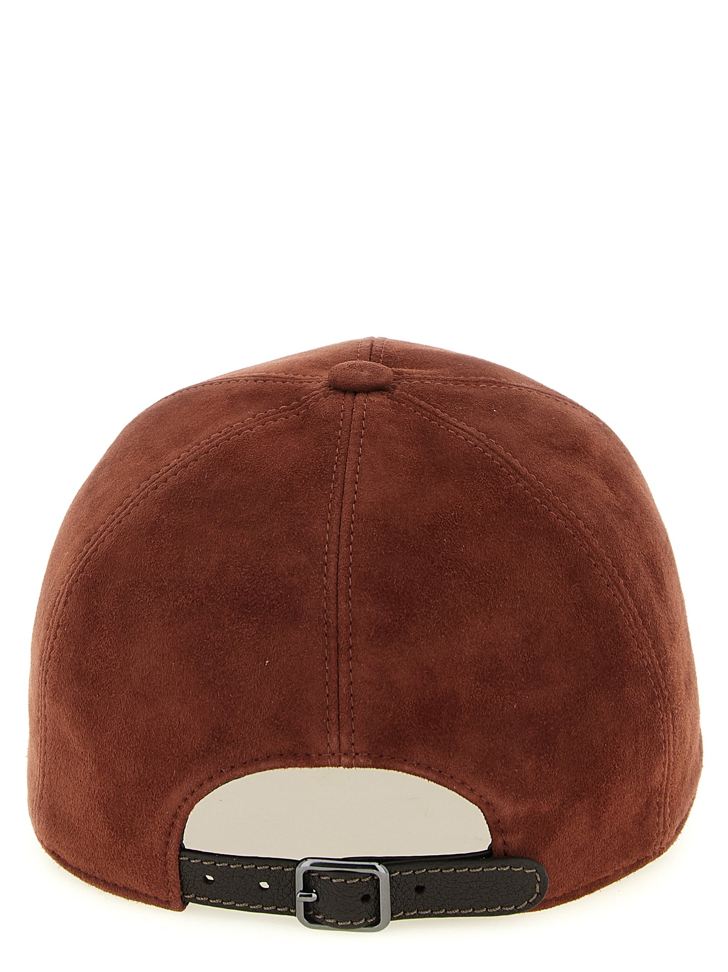 Brunello Cucinelli Multicolor Lamb Leather Cap (Baseball Hat) Curated Luxury Accessories by Orvyn
