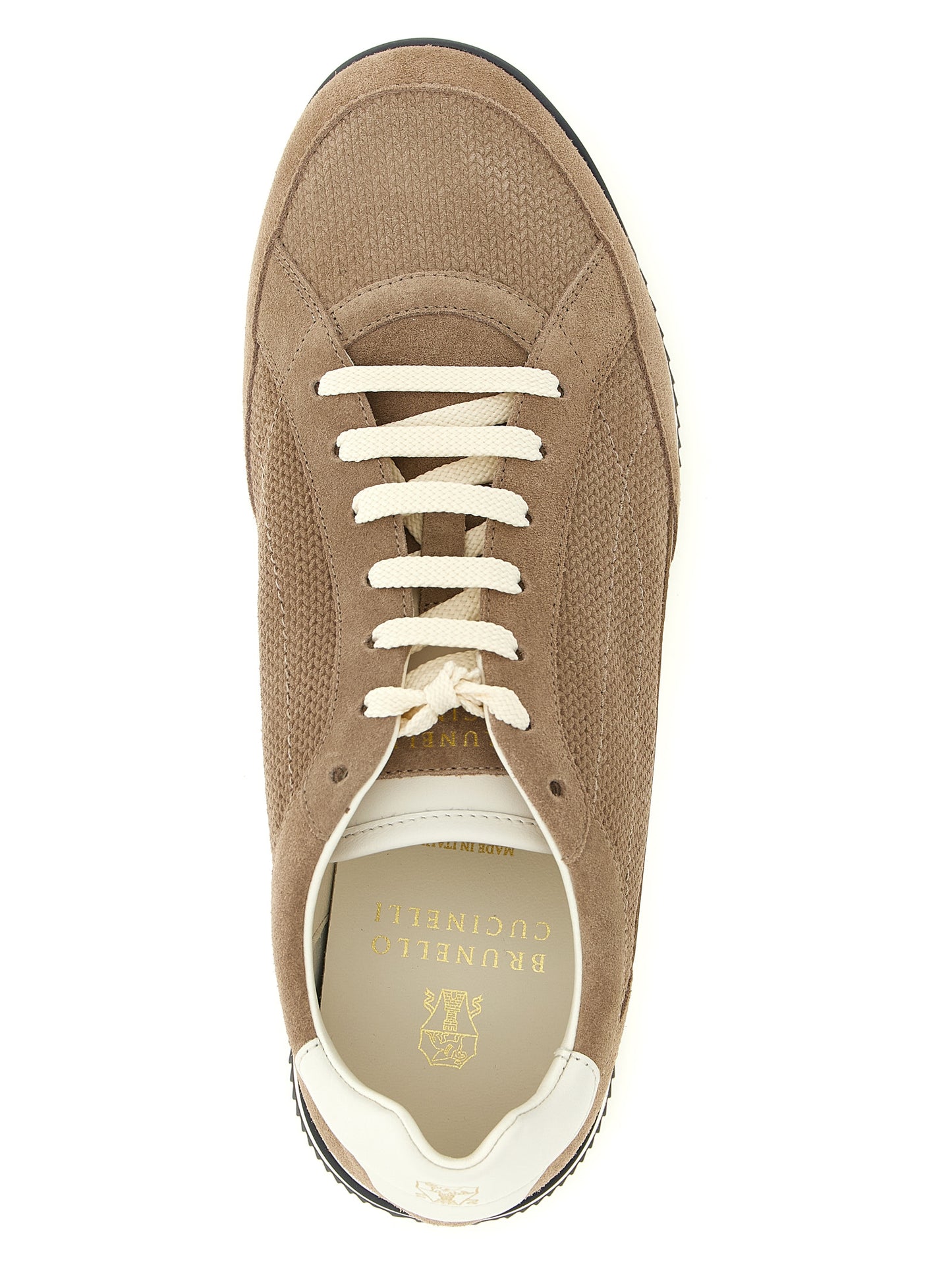 Brunello Cucinelli Beige 'Low Top' Sneakers