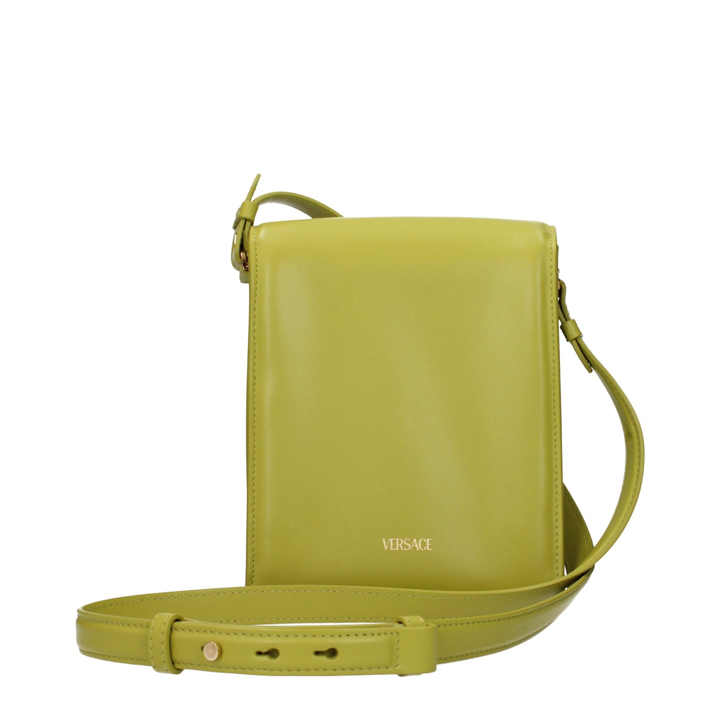 Versace Green Leather Crossbody Bag Curated Luxury Accessories by Orvyn