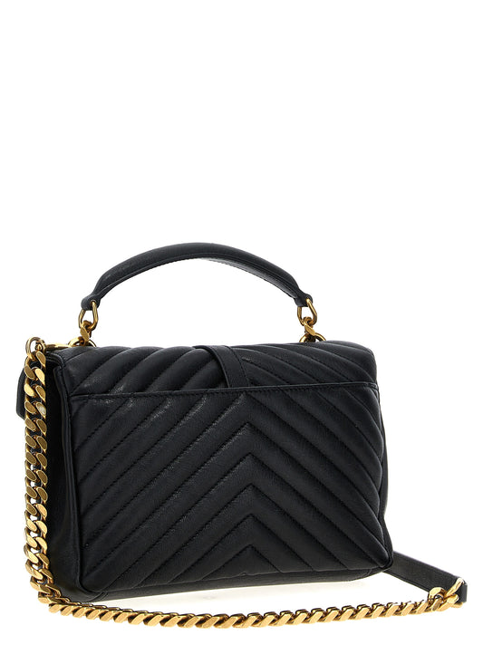 Saint Laurent Black College Crossbody Bag