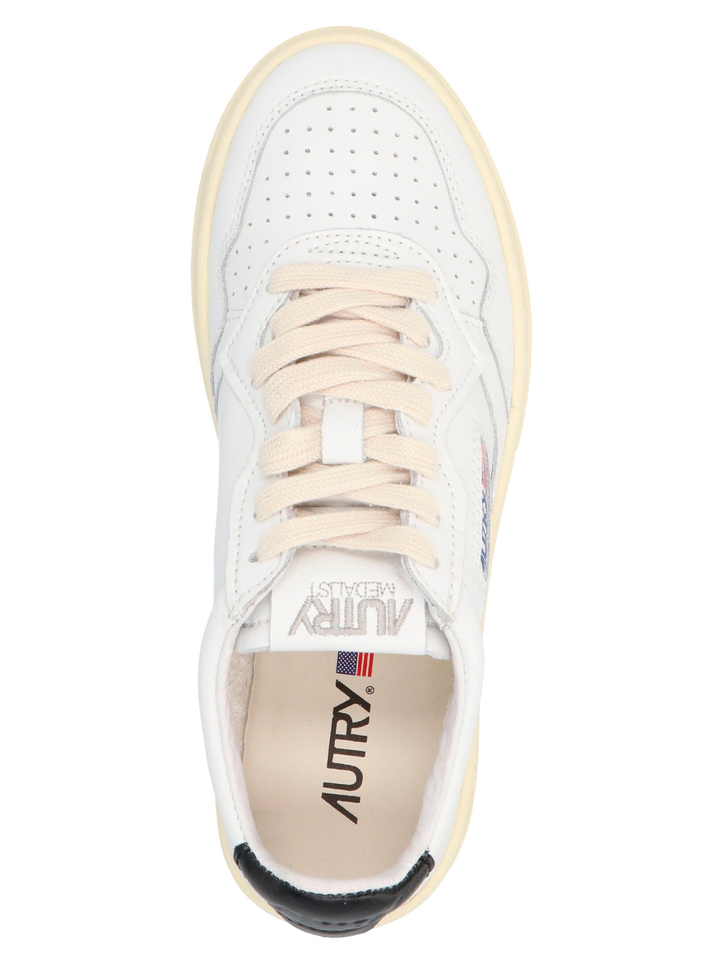 Autry Bicolor Cowhide Low Top Sneakers Curated Luxury Accessories by Orvyn