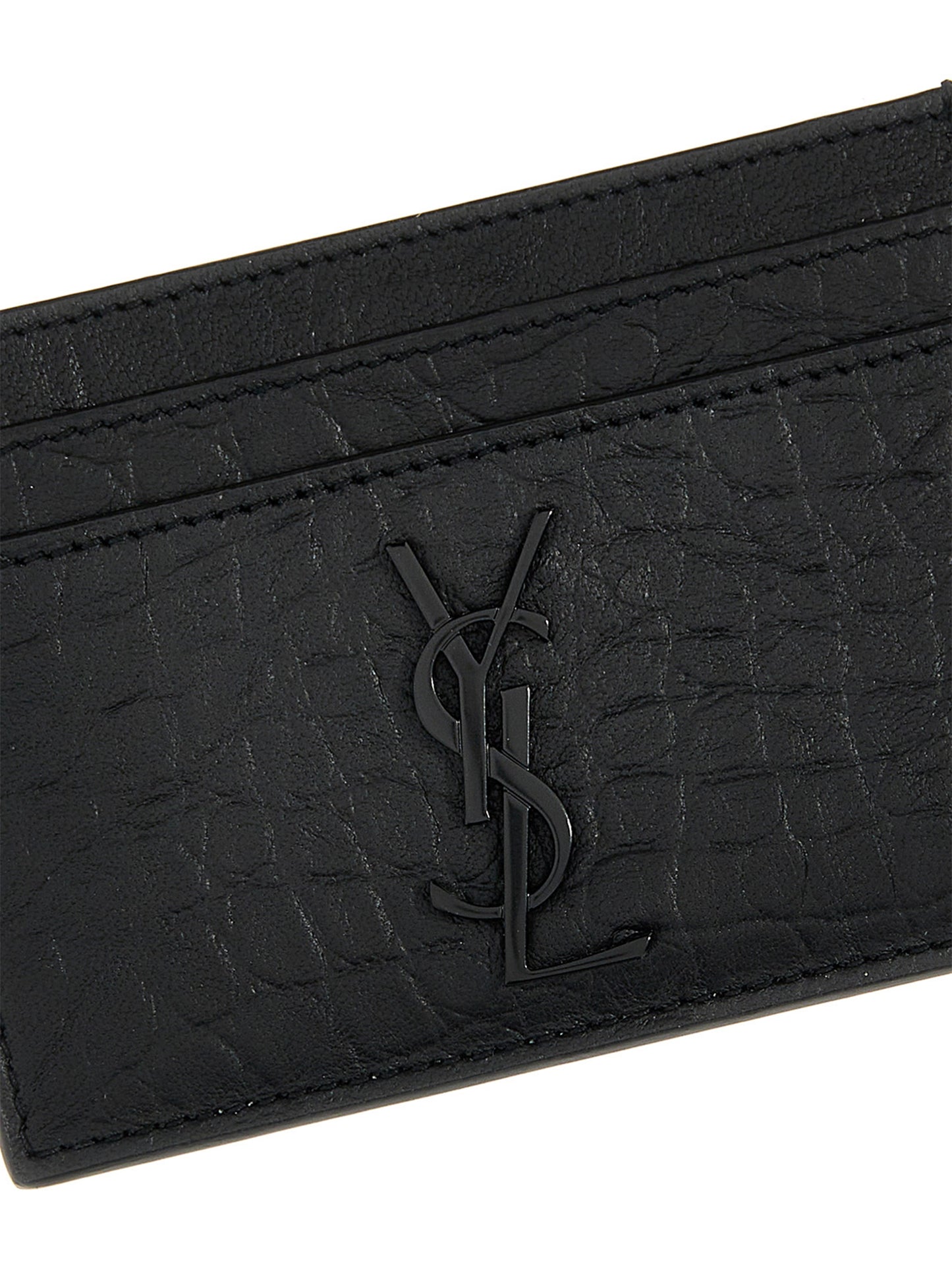 Saint Laurent Black Lambskin Cardholder Curated Luxury Accessories by Orvyn