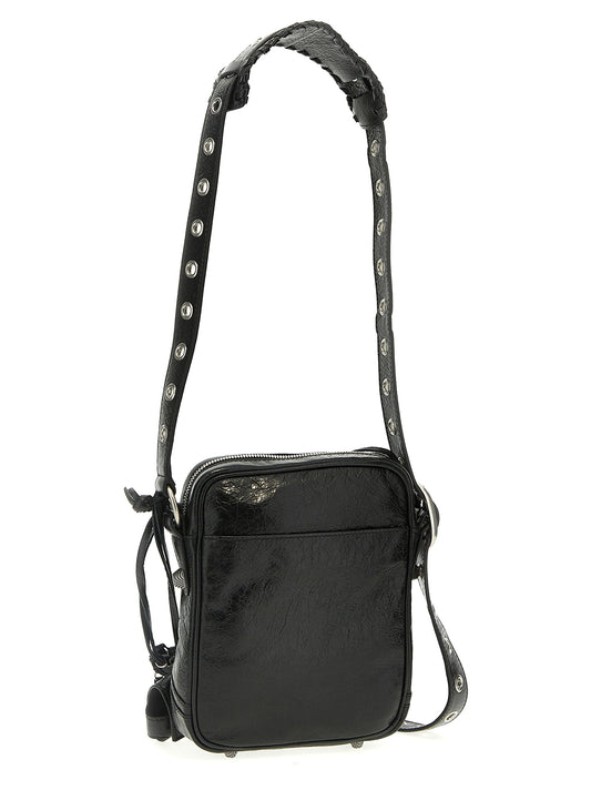 Balenciaga Black Lamb Leather Crossbody Bag Curated Luxury Accessories by Orvyn