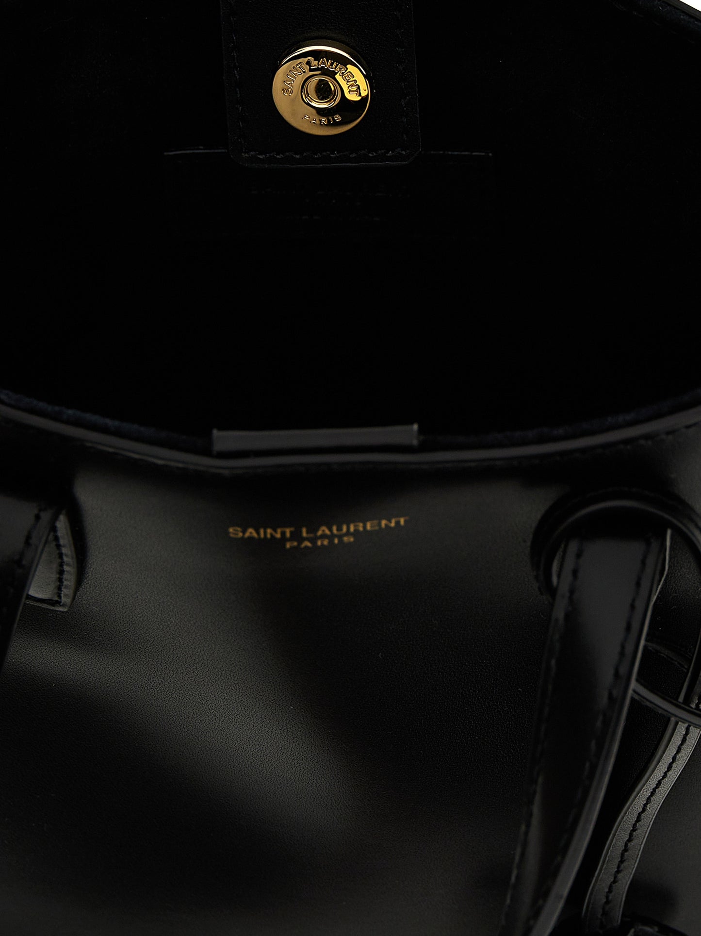 Saint Laurent Black Calfskin Tote Bag Curated Luxury Accessories by Orvyn
